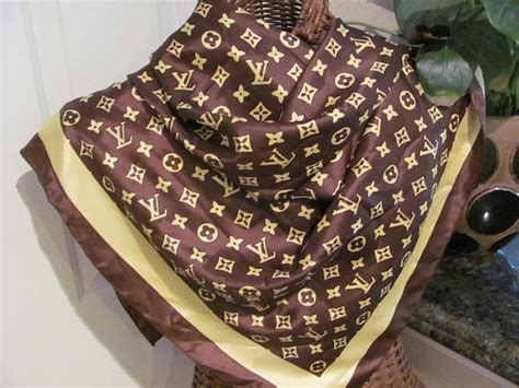 how to tell a fake louis vuitton scarf|vintage louis vuitton scarf.